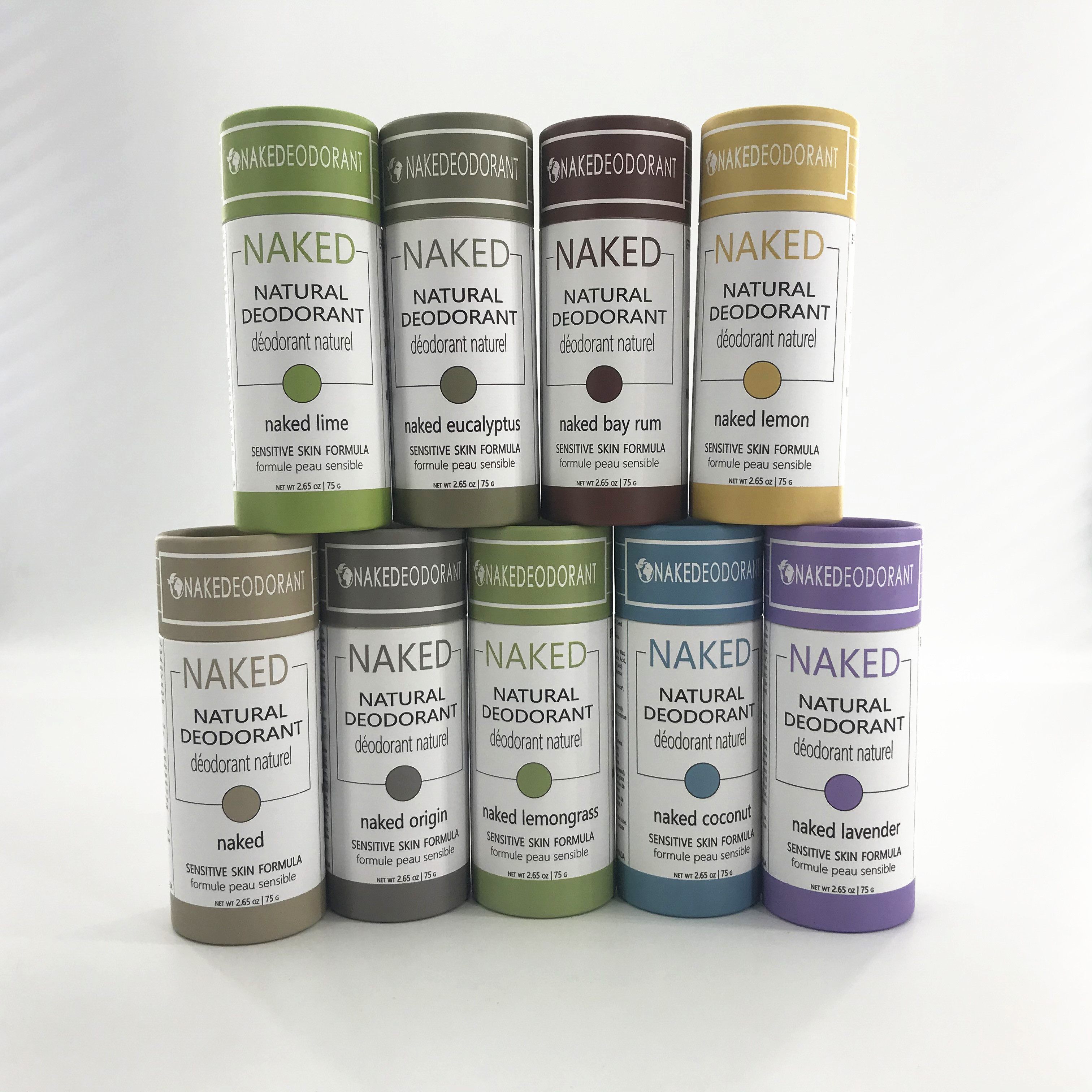 Naked Eucalyptus Natural Deodorant for Women and Men with Magnesium by NakeDeodorant - Vegan, Push up Biodegradable Eco-Friendly Tube - Made in Canada - Image 2